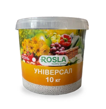 Комплексное минеральное универсальное удобрение TM ROSLA, 10кг, NPK 5.15.30, Осень, Arvi Fertis (Арви Фертис)