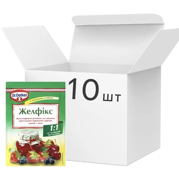 Набор 10шт Желфикс Dr.Oetker 1:1 20 гр