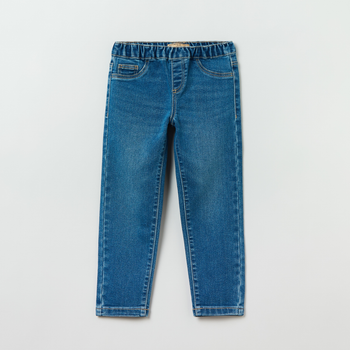 Jeansy regular fit dziecięce dla dziewczynki OVS 1828134 134 cm Niebieskie (8056781680155)