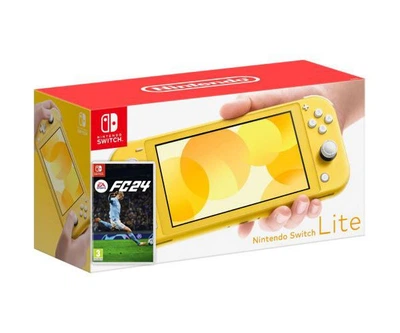 Nintendo Switch Lite Yellow + Игра EA SPORTS FC 24 (русская версия)