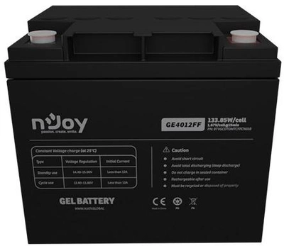 Аккумуляторная батарея Njoy GE4012FF 12V 40Ah (BTVGCDTOMTCFFCN01B) GEL