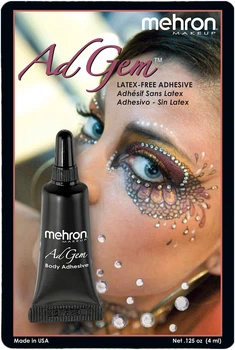 Клей для тела Mehron AdGem со стразами Сваровски 4 мл (354C-R) (764294553023)