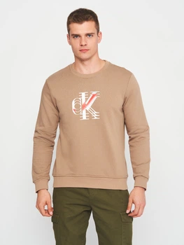 Світшот чоловічий Calvin Klein Jeans 11200.2 S Світло-коричневий
