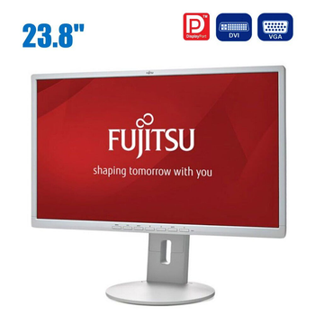 Монитор Fujitsu B24-8 TE Pro / 23.8" (1920x1080) IPS / DisplayPort, DVI, VGA, USB 2.0, Audio / VESA 100x100 / Встроенные колонки 2x 2W б/у