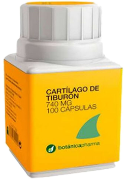 Дієтична добавка Botanica Pharma Shark Cartilage 740 мг 100 капсул (8435045200436)