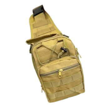 Сумка Tactical 098 Coyote тактическая сумка для переноски вещей 23,5х6х12 см (TS098-Coyote)