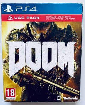 DOOM (UAC Pack), Б/У, русская версия - диск для PlayStation 4
