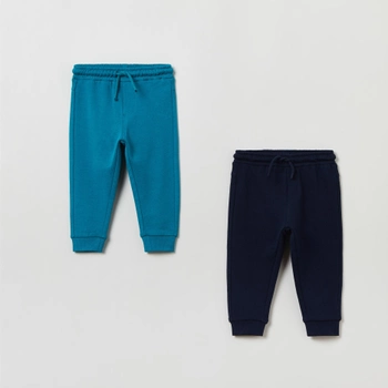 Zestaw spodnie dresowe dziecięcy 2 szt OVS 1847401 104 cm Blue (8056781869062)