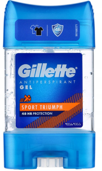 Dezodorant antyperspiracyjny w żelu Gillette Sport Triumph 70 ml (7702018271788)