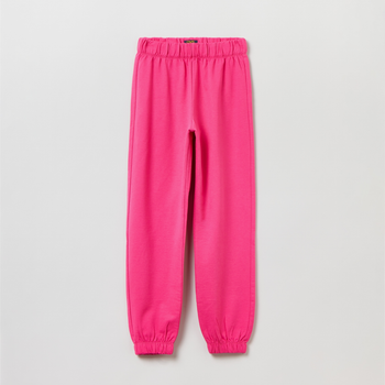 Spodnie dresowe młodzieżowe dziewczęce joggery OVS 1827069 158 cm Różowe (8056781665824)