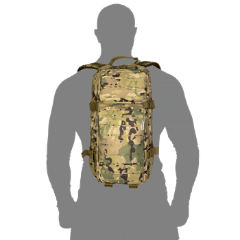 Рюкзак тактический полевой универсальный маскировочный рюкзак для силовых структур Мультикам 25л 7127 (OR.M_7127)