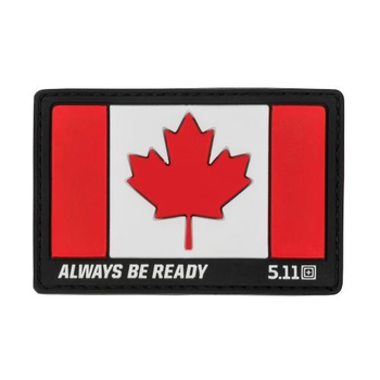 Нашивка 5.11 Tactical Canada Flag Patch (Red) Единый