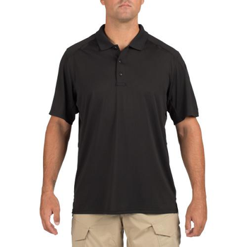 Футболка 5.11 Tactical поло Helios Short Sleeve Polo (Black) S