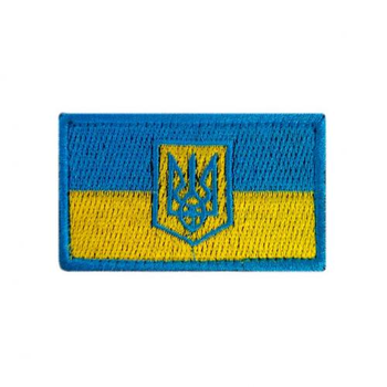 Шеврон Другие вышитые Флаг Украины (Multi) 3.5x6 cm