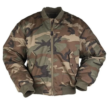 Куртка тактична Woodland США Ma1 10401020 Mil-Tec Німеччина ХL