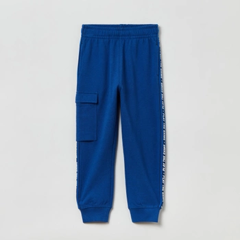 Spodnie dresowe chłopięce joggery OVS 1821037 110 cm Niebieskie (8056781572948)