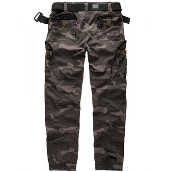 Штаны Surplus Raw Vintage SURPLUS PREMIUM TROUSERS SLIMMY (Black Camo) XL