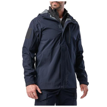 Куртка 5.11 Tactical штормовая Force Rain Shell Jacket (Dark Navy) S