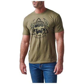 Футболка 5.11 Tactical с рисунком Vaer All Tio Klar (Military Green) XL