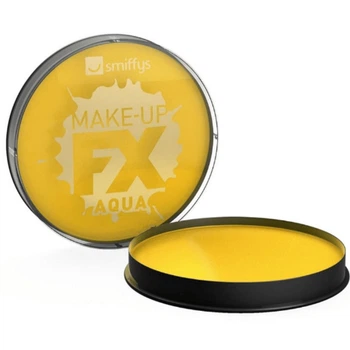 Краска для лица и тела на водной основе Smiffys FX Make Up Aqua Face & Body Paint Yellow Желтый