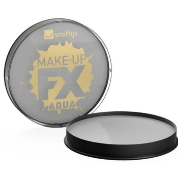 Краска для лица и тела на водной основе Smiffys FX Make Up Aqua Face & Body Paint Light Grey Серый