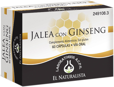 Дієтична добавка El Natural Jalea Real Ginseng 48 капсул (8410914320149)