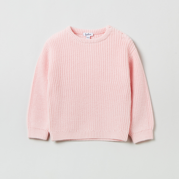 Sweter dla dziewczynki OVS 1892037 86 cm Różowy (8052147139619)