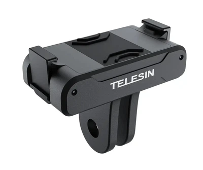 Магнітний адаптер TELESIN з двома захоплювачами для DJI OSMO Action 3 (код No OATPMT04)
