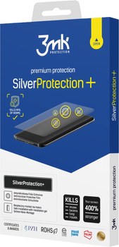Захисна плівка 3MK Silver Protect+ для Xiaomi Redmi Note 10 Pro антибактеріальна (5903108360449)
