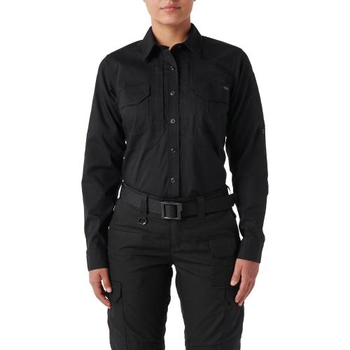 Сорочка жіноча 5.11 Tactical Women's ABR Long Sleeve Shirt 5.11 Tactical Black, L (Чорний) Тактична