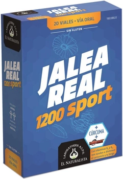 Suplement diety El Natural Jalea Real Sport 20 fiolek łatwo otwieranych (8410914330247)