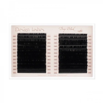Ресницы Design Lashes Deep Black C/CC 0.07 24 ряда 7-13 мм черные (2100994279944)