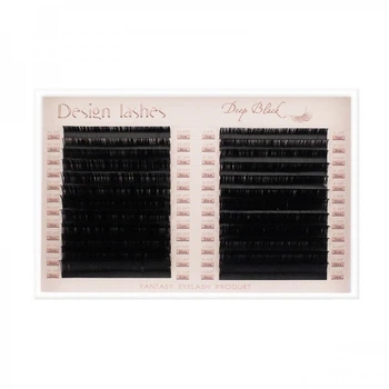 Ресницы Design Lashes Deep Black CC/D 0.07 24 ряда 7-13 мм черные (2100994279982)