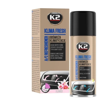 Очиститель для системы кондиционирования K2 Klima Fresh аромат цветок аэрозоль 150 мл устраняет неприятные запахи