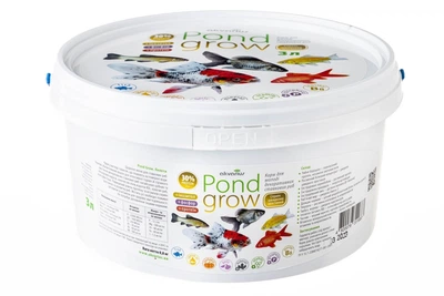 Корм для прудовых декоративных рыб Аквариус Pond Grow Menu, Pellets 3л