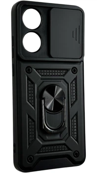 Чехол Camshield c кольцом-подставкой на OPPO A78 4G black