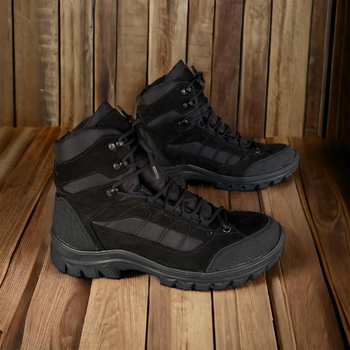 Зимові тактичні черевики на мембрані Slim Tex чорні Win War s09 40 (26.5см)