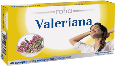 Suplement diety Roha Valerian 40 tabletek (8424657703015)