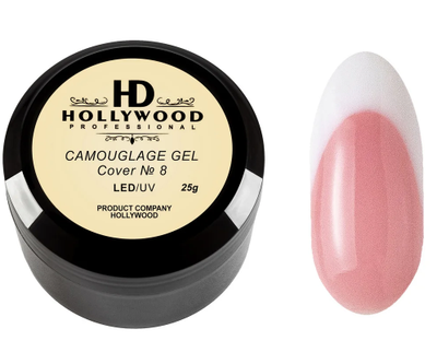 Камуфлирующий гель Hollywood Camouflage LED Gel Cover №8 25 мл