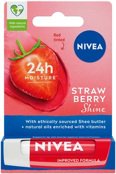 Бальзам для губ NIVEA Strawberry Shine 4.8 г (4005808369904/4005900087683/4006000002095)