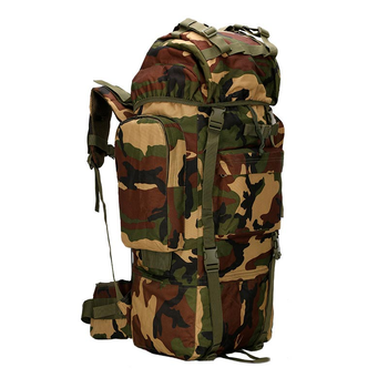 Рюкзак для туризма и похода AOKALI Outdoor A21 65L Camouflage Green