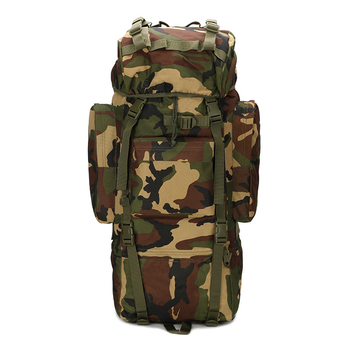 Рюкзак для туризма и похода AOKALI Outdoor A21 65L Camouflage Green