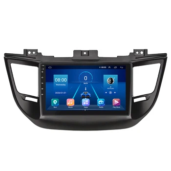 Штатна магнітола Lesko для Hyundai Tucson III 2015-2018 екран 9" 2/32Gb Wi-Fi GPS Base Туксон Хюндаї