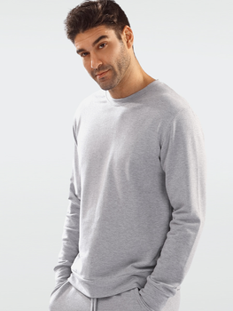 Sweter męski bawełniany DKaren Sweatshirt Justin XL Szary (5903251464889)