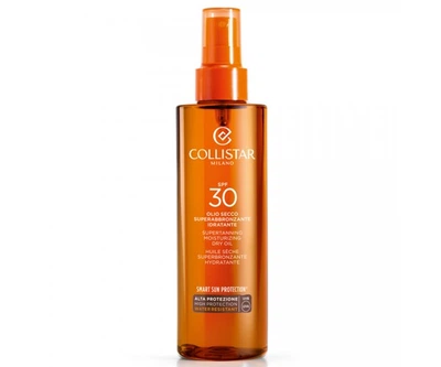 Масло для загара Collistar Supertanning Moisturizing Dry Oil SPF 30- K26250-200мл.