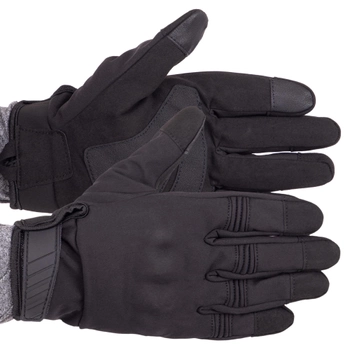 Перчатки тактичні із закритими пальцями Military Rangers BC-9878 Чорний розмір: M