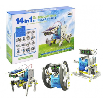 Електронний конструктор робот Solar Robot Plus 14 в 1 на сонячних батареях (D-2019090505)