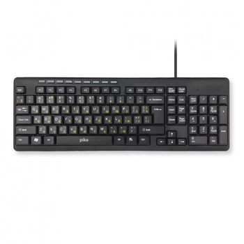 Клавіатура Piko KB-108 USB Black (1283126467103) (152806)