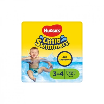 Подгузники Huggies Little Swimmer 3-4 (7-15 кг) 12 шт (36000183399) (177577)