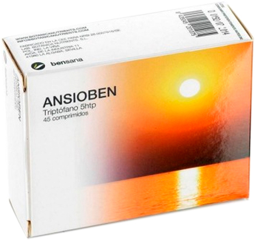Дієтична добавка Bensana Ansioben (5Htp) 45 таблеток